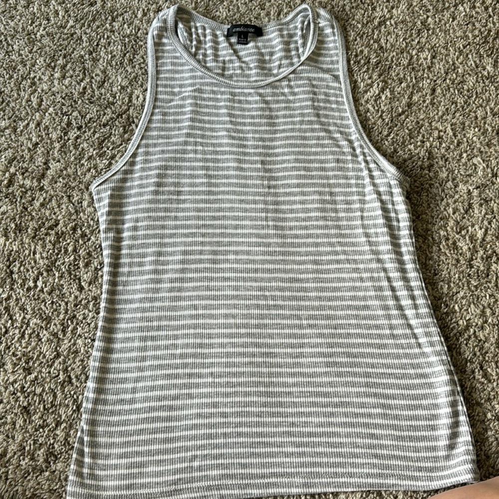 Basic striped tank